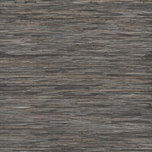 Shimmering Hemp Black / Silver Wallpaper