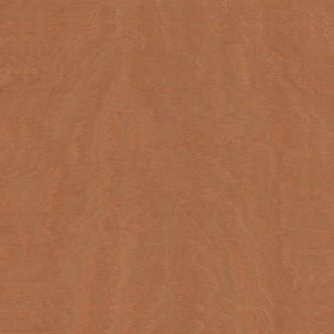 Shimmering Moire Copper Textured Wallpaper