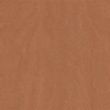 Shimmering Moire Copper Textured Wallpaper