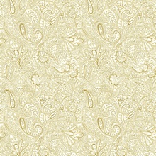 Shimmering Paisley Wallpaper
