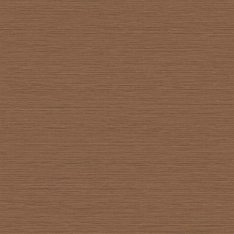 Silk 54 Burnt Orange Brown & Taupe Commercial Wallpaper