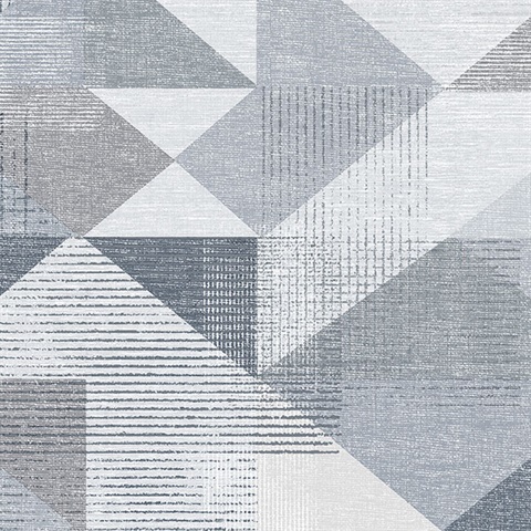 Silk Screen Geometric Wallpaper