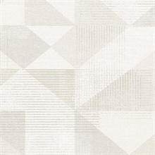 Silk Screen Geometric Wallpaper