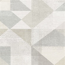 Silk Screen Geometric Wallpaper