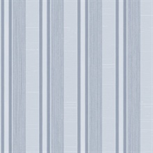 Light Blue Silk Stripe Wallpaper