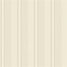 Light Cream & Light Taupe Silk Stripe Wallpaper
