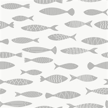 Silver Bay Fish Wallpaper