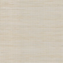 Silver &amp; Beige Metallic Jute Texture Wallpaper