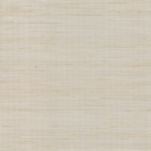 Silver &amp; Beige Metallic Jute Texture Wallpaper