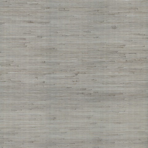 Silver & Blue Metallic Jute Texture Wallpaper