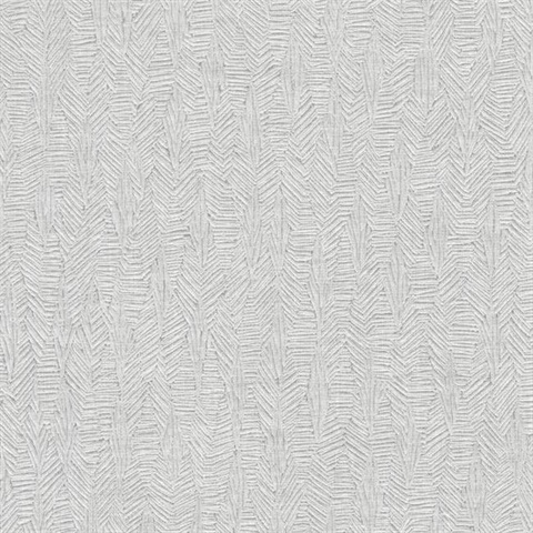 Silver Brilliant Partridge Textured Wallpaper