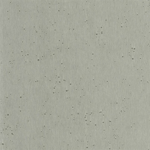 Silver Burnished Patina Metallic Wallpaper