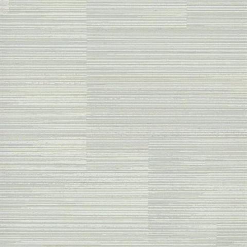 Silver Convergence Horizontal Stria Wallpaper