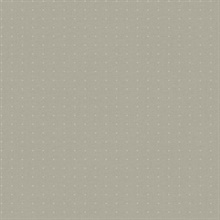 Silver Glass Bead Textured Polka Dot Wallpaper
