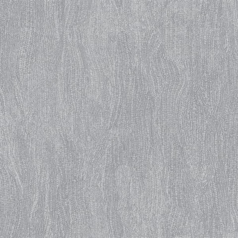 Silver Grey Animal Skin Textured Wallpaper