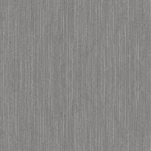 Silver Grey Vertical Textile Metallic Wallpaper