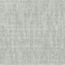 Silver Liquid Faux Shimmering Metal Wallpaper