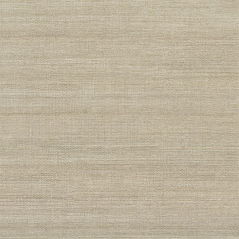 Maguey Natural Sisal Grasscloth Silver Wallpaper