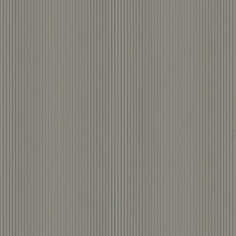Silver Raised Vertical Stria Wallpaper