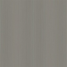 Silver Raised Vertical Stria Wallpaper