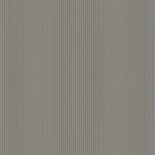 Silver Raised Vertical Stria Wallpaper