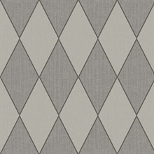 Silver Textured Diamond Wallpaper