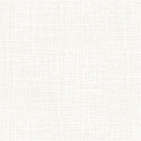 Silver Thatched Textured Faux Finish Wallpaper