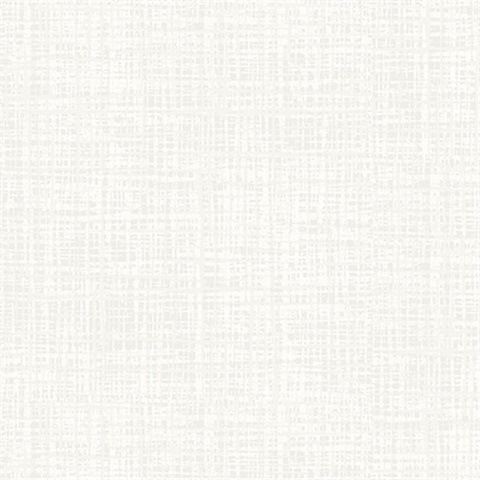 Silver Thatched Textured Faux Finish Wallpaper