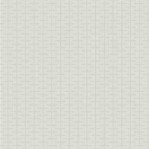 Silver Vertical Geometric Stripe Wallpaper