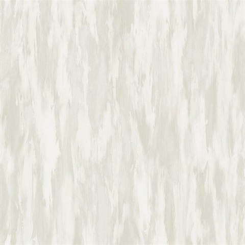 Silver & White Commercial Stria Wallpaper