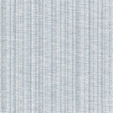 Simon Blue Faux Woven Stitch Texture Wallpaper