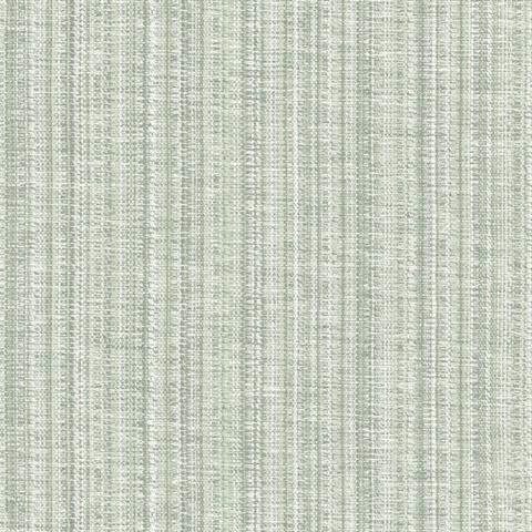 Simon Green Faux Woven Stitch Texture Wallpaper