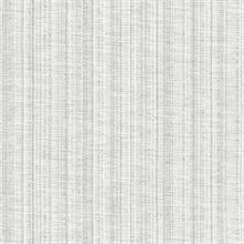 Simon Light Grey Faux Woven Stitch Texture Wallpaper