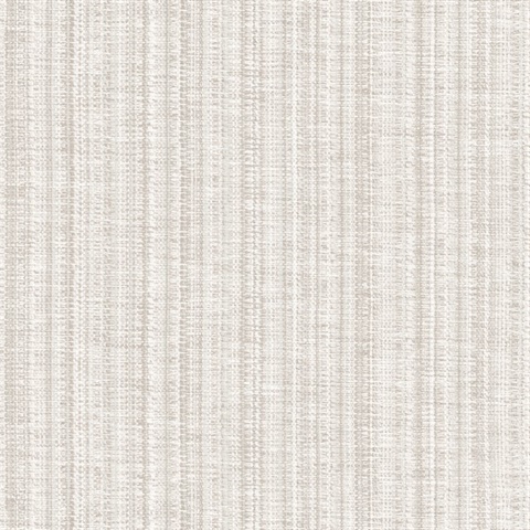 Simon Neutral Faux Woven Stitch Texture Wallpaper