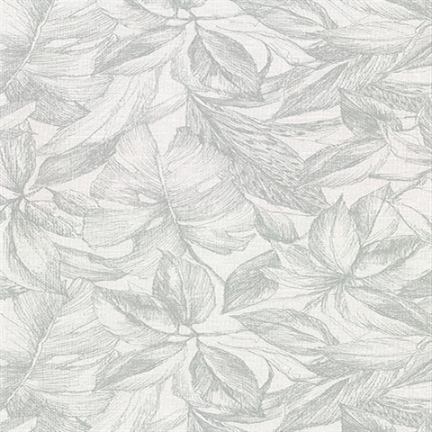 Simone Mint Tropical Vinyl Wallpaper