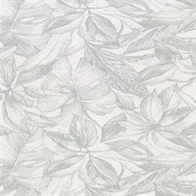 Simone Mint Tropical Vinyl Wallpaper