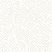 Sirih Beige Tribal Wallpaper