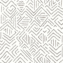 Sirih Black Tribal Wallpaper