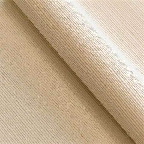 Sisal Cream Handwoven Grasscloth Wallpaper