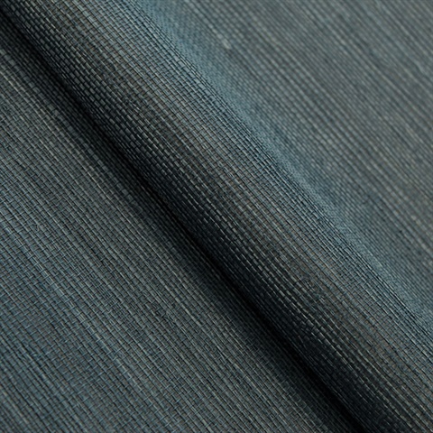 Sisal Deep Sea Handwoven Grasscloth Wallpaper