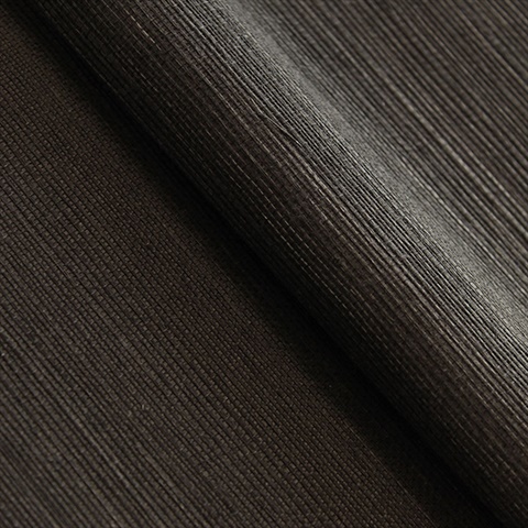 Sisal Matte Black Handwoven Grasscloth Wallpaper