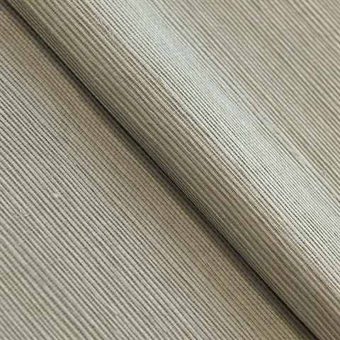 Sisal Matte Taupe Handwoven Grasscloth Wallpaper
