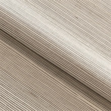 Sisal Natural on Taupe Handwoven Grasscloth Wallpaper