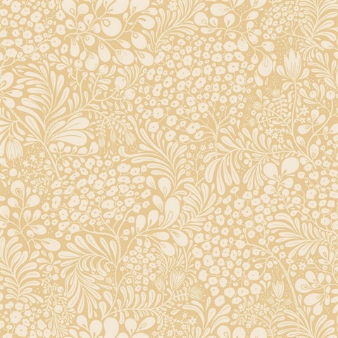 Siv Butter Botanical Scandanavian Wallpaper