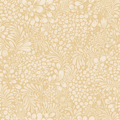 Siv Butter Botanical Scandanavian Wallpaper