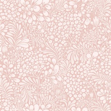 Siv Pink Botanical Scandanavian Wallpaper