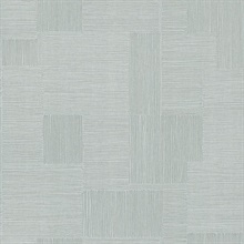 Sky Blue Contour Textured Parquet Tile Line  Wallpaper