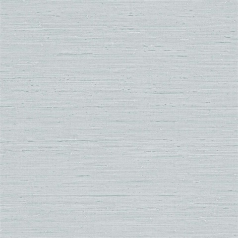 Sky Blue Faux Grasscloth Wallpaper