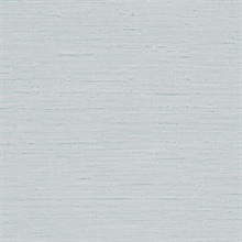 Sky Blue Faux Grasscloth Wallpaper