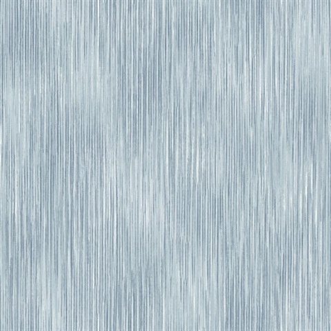 Sky Blue Largo Coastal Vertical Stripe Wallpaper